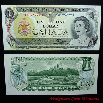 1973 Canada $1 (1969 - 75 Series)